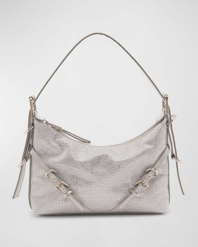 Voyou Mini Shoulder Bag in Satin Strass